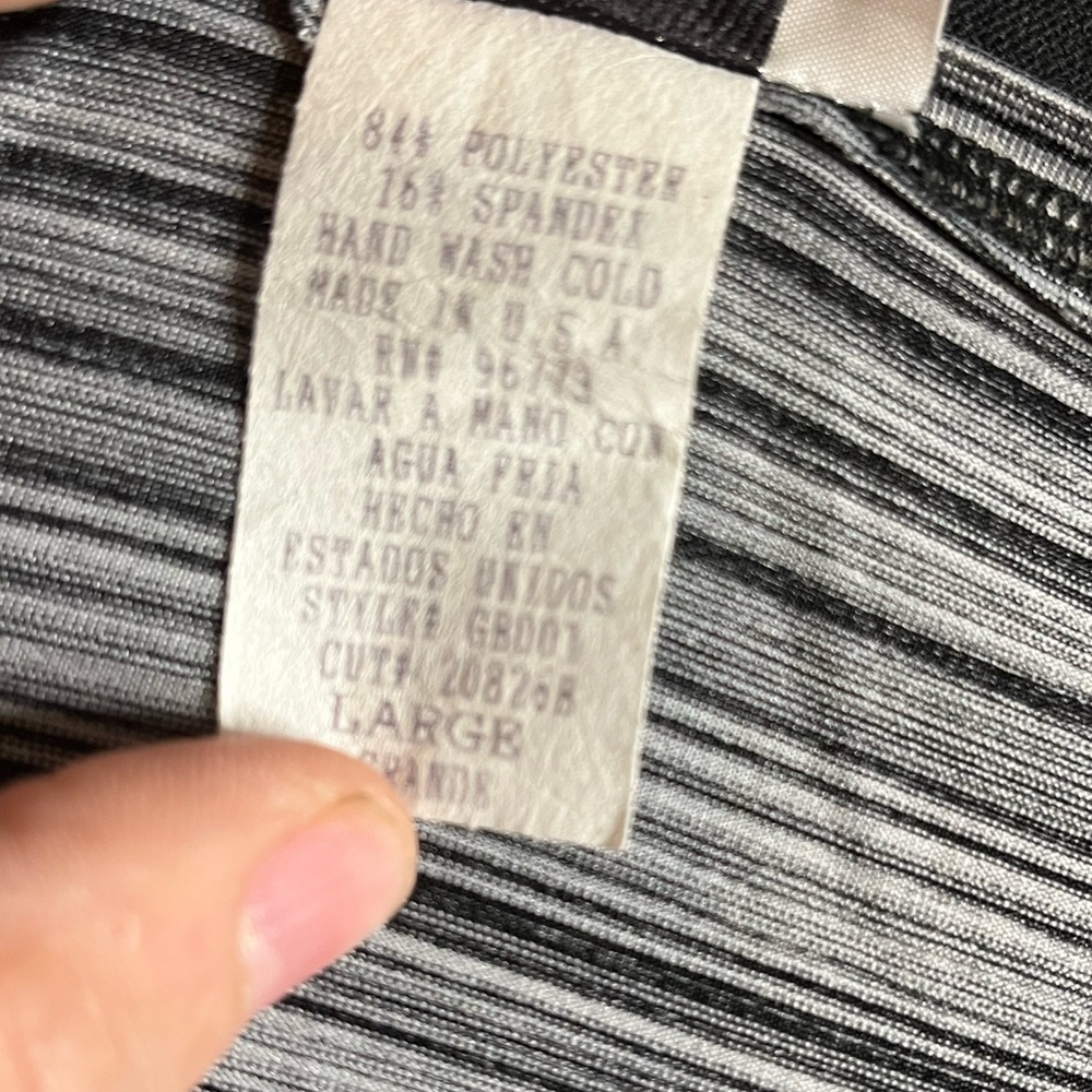 Striped Gray Top - Picture 6 of 6